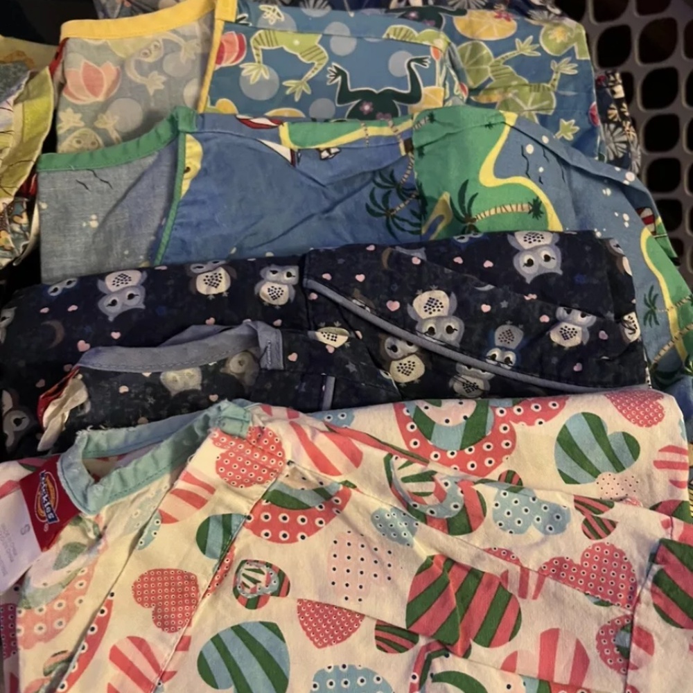 Scrub tops